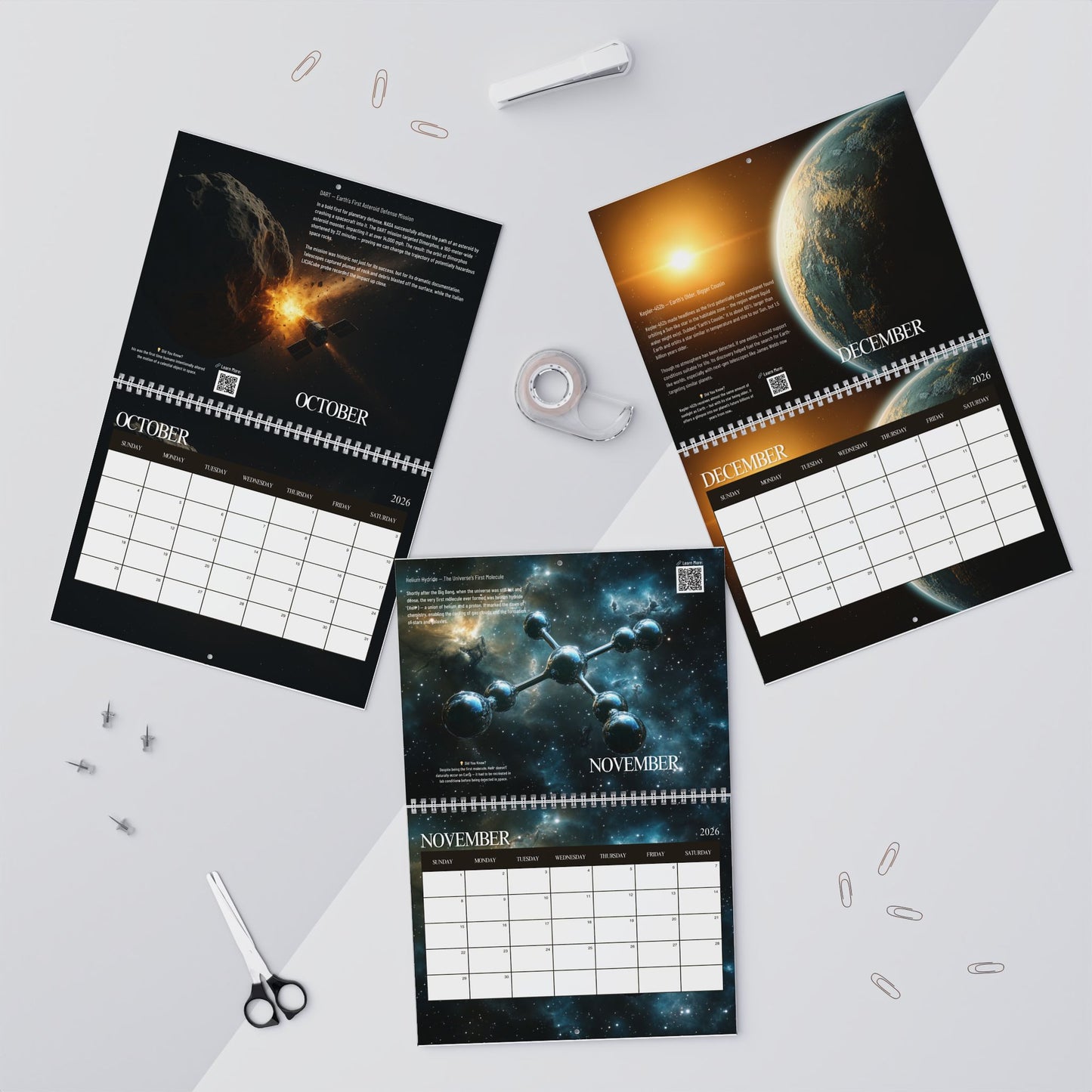 Cosmos Reimagined 2026 Calendar