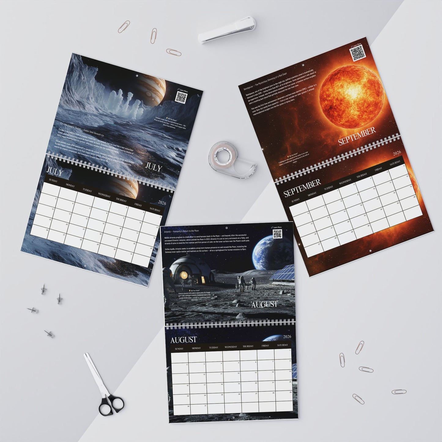 Cosmos Reimagined 2026 Calendar