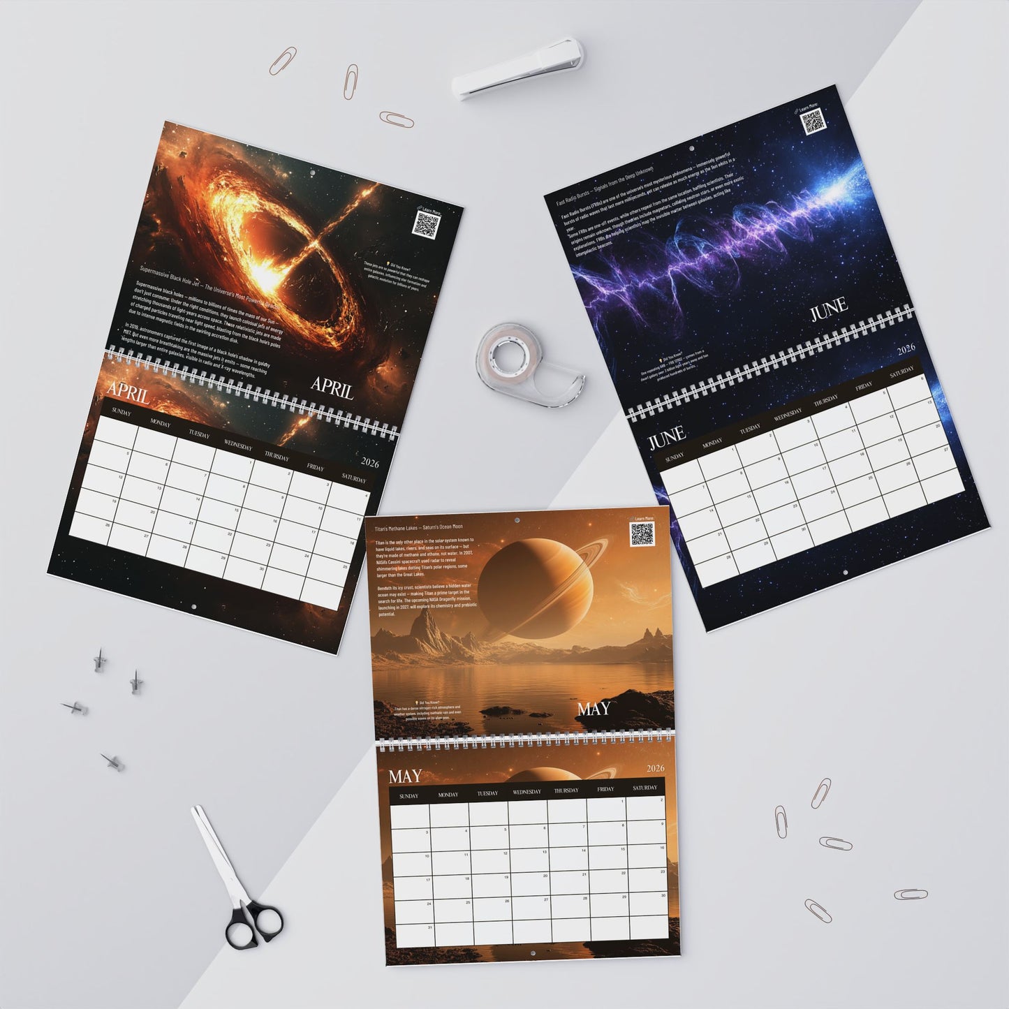 Cosmos Reimagined 2026 Calendar