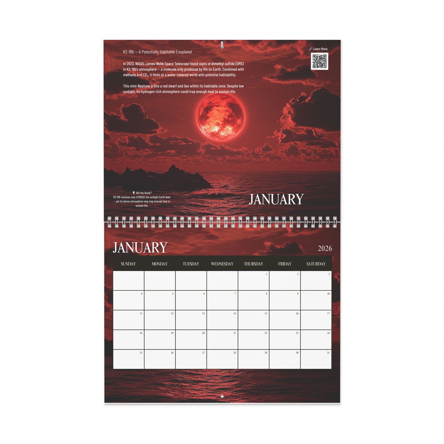 Cosmos Reimagined 2026 Calendar